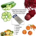 Plain Potato Slicer – Essential Kitchen Tool for Effortless Potato Cutting & Slicing - Neckline Detail by Nari Haat...