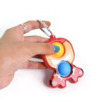 Themed Iron Man Shape Keychain Pop It Toy (1 Pc) - Neckline Detail by Nari Haat, Indian ethnic wear, women clothing, ...