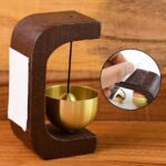 Premium Desktop Japanese-Style Zen Bell (1 Pc) - Closeup Embroidery by Nari Haat, Indian ethnic wear, women clothing,...