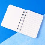 Mini Spiral Bound Pocket Notebook (1 PC) - Neckline Detail by Nari Haat, Indian ethnic wear, women clothing, designer...