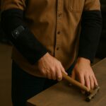 Protective Arm Sleeves with Elbow Padding – 1 Pair Safety Work Arm Cover - Closeup Embroidery by Nari Haat, Indian ...