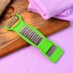 Supermom 3-in-1 Multi-Functional Stainless Steel Vegetable & Fruit Peeler (1 Pc) - Neckline Detail by Nari Haat, Indi...