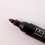 Marker Red Ink, Bold Tip, Quick-Dry Alcohol-BQased Marker (1 Pc) - Neckline Detail by Nari Haat, Indian ethnic wear, ...
