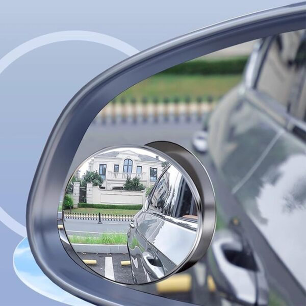 360° Adjustable Blind Spot Mirror for Car Side Rearview (2 Pc) - Front View by Nari Haat, Indian ethnic wear, women ...