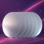 Elegant Oval Frameless Wall Mirror for Home & Office Decor (6 Pc) - Front View by Nari Haat, Indian ethnic wear, wome...