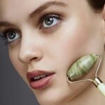 Dual-Headed Jade Facial Massage Roller (1 Pc) - Back View by Nari Haat, Indian ethnic wear, women clothing, designer ...