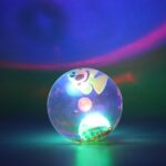 Light-Up Bouncy Fish Ball – Impact-Activated LED Flashing Sensory Toy (1 Pc) - Closeup Embroidery by Nari Haat, Ind...
