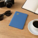 Premium PU Leather Passport Holder with Card Slots (1 Pc) - Fabric Detail by Nari Haat, Indian ethnic wear, women clo...