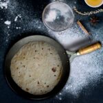 Wooden Handle Roti Tawa used in all household - Closeup Embroidery by Nari Haat, Indian ethnic wear, women clothing, ...