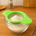 Supermom Stainless Steel Mesh Strainer with Dual Handle Plastic Frame (1 Pc) - Neckline Detail by Nari Haat, Indian e...