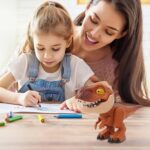 Dinosaur Shaped Stationery Gift Set for Kids Set (Mix Design) - Full Detail by Nari Haat, Indian ethnic wear, women c...