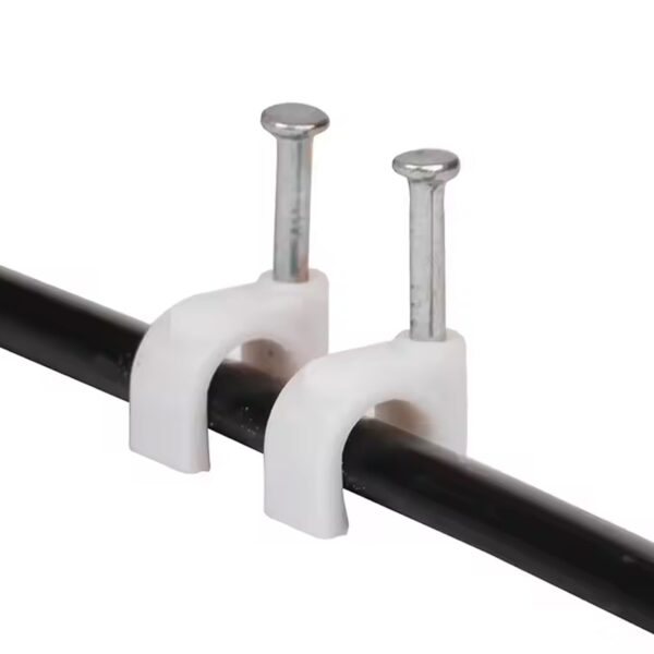 8mm Nail Cable Clips Set (50 Pc) - Front View by Nari Haat, Indian ethnic wear, women clothing, designer suit