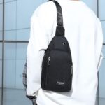 Crossbody Sling Bag with Adjustable Strap (1 Pc) - Fabric Detail by Nari Haat, Indian ethnic wear, women clothing, de...