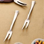 Apex 6 IN 1 Stainless Steel Fruit Fork (1 Set) - Back View by Nari Haat, Indian ethnic wear, women clothing, designer...