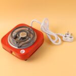 Portable Electric Hot Plate Single Burner -1 Pc - Fabric Detail by Nari Haat, Indian ethnic wear, women clothing, des...