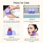 Beauty Ice Roller for Face & Eye Massage (Reusable, Purple / Without Box) - Fabric Detail by Nari Haat, Indian ethnic...