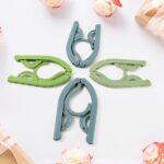 Travel Hangers, Portable Folding Clothes Hangers (4 Pc / Big) - Closeup Embroidery by Nari Haat, Indian ethnic wear, ...