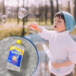Bubble Liquid Solution Bottle for Bubble Maker Toys – 1LTR (Manual & Automatic) - Sleeve Design by Nari Haat, India...