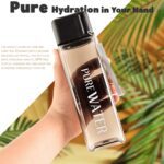 Premium 450ml Square Shape Plastic Water Bottle (1 Pc) - Neckline Detail by Nari Haat, Indian ethnic wear, women clot...