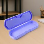 Cartoon Character Printed Plastic Pencil Box with Built-in Maze Puzzle Game (1 Pc) - Fabric Detail by Nari Haat, Indi...