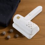 USB Rechargeable Dust Mite Controller - Fabric Detail by Nari Haat, Indian ethnic wear, women clothing, designer suit