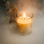 In'lief Scented Votive Jar Candle in Glass / Sweet Dreams Soy Blend Candle (50 Gm) - Fabric Detail by Nari Haat, Indi...