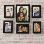Premium Black Photo Frame Set 12 Pcs Wall Hanging Gallery Frames - Full Detail by Nari Haat, Indian ethnic wear, wome...