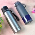 Stainless Steel Vacuum Water Bottle Approx 700ml (1 Pc) - Fabric Detail by Nari Haat, Indian ethnic wear, women cloth...