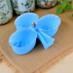 Premium 3-Compartment Revolving Dry Fruit Box (1 Pc) - Closeup Embroidery by Nari Haat, Indian ethnic wear, women clo...