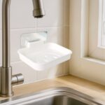 Self Adhesive Wall Mounted Soap Dish Holder (1 Pc) - Full Detail by Nari Haat, Indian ethnic wear, women clothing, de...