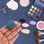 Mini Finger Makeup Powder Puff (Multicolour, 8 Pcs Set) - Back View by Nari Haat, Indian ethnic wear, women clothing,...