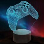 3D Illusion LED Night Lamp with Gaming Controller Design - Closeup Embroidery by Nari Haat, Indian ethnic wear, women...