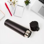 Stainless Steel Vacuum Water Bottle 400ML - Neckline Detail by Nari Haat, Indian ethnic wear, women clothing, designe...