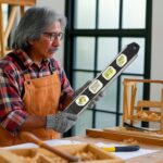 Professional Aluminum Spirit Level Measuring Tool  (B Grade / 1 Pc) - Fabric Detail by Nari Haat, Indian ethnic wear,...