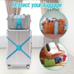 Adjustable Luggage Travel Bag Strap Belt - (1 Pc) - Closeup Embroidery by Nari Haat, Indian ethnic wear, women clothi...