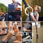 Heavy-Duty Luggage Tie Down Strap Set – (2 Pc / 75 cm) - Neckline Detail by Nari Haat, Indian ethnic wear, women cl...