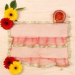 Premium Tulsi Vastra Pooja Cloth – 2-Piece Set - Fabric Detail by Nari Haat, Indian ethnic wear, women clothing, de...