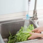 Flexible Faucet Extender & Splash-Control Sprayer - Neckline Detail by Nari Haat, Indian ethnic wear, women clothing,...