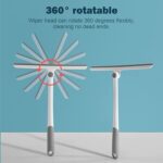 2-in-1 Window Glass Cleaning Wiper with Microfiber Pad - Closeup Embroidery by Nari Haat, Indian ethnic wear, women c...