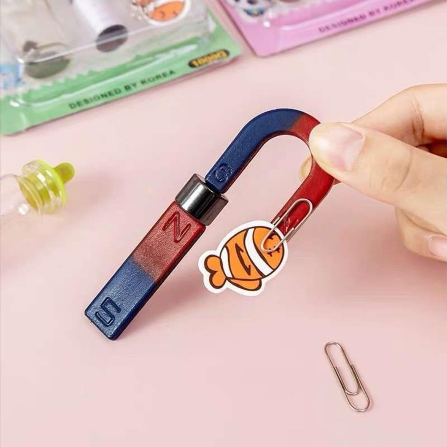 03_a5d0cc4f-e5b5-4878-ab28-a67a552f6683.jpg Teaching Aids Magnetic Science Kit Funny Kids DIY Science Kits Educational - Front View by Nari Haat, Indian ethnic w...