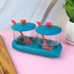 supermom Storewell Multipurpose Spice and Condiment Container Set (2 Pc) - Neckline Detail by Nari Haat, Indian ethni...
