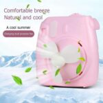 USB Mini Camera-Shaped Fan (1 Pc) - Neckline Detail by Nari Haat, Indian ethnic wear, women clothing, designer suit