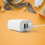 iBall Dual USB Wall Charger 5V/3.1A – High-Speed Dual Port Fast Charging (1 Pc) - Closeup Embroidery by Nari Haat, ...