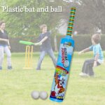 Combo of Light Weight Plastic Bat, Ball & Hockey for Kids - Front View by Nari Haat, Indian ethnic wear, women clothi...