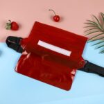 Waterproof Waist Pouch Bag with Adjustable Strap (1 Pc) - Fabric Detail by Nari Haat, Indian ethnic wear, women cloth...