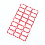 Multipurpose Writable Blank Label Sticker Sheets (1 Sheet) - Closeup Embroidery by Nari Haat, Indian ethnic wear, wom...