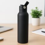 Stainless Steel Water Bottle with Carry Strap & Built-In Straw 1000ML Approx (1 Pc) - Full Detail by Nari Haat, India...