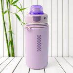 Stainless Steel Water Bottles 500 ML Approx (Mix Design & Color / 1 Pc) - Fabric Detail by Nari Haat, Indian ethnic w...