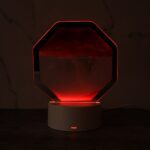 LED Moving Sand Art Table Lamp (1 Set) - Fabric Detail by Nari Haat, Indian ethnic wear, women clothing, designer suit