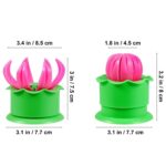 Momos Maker Plastic Mold with Filling Spoon Steamed Bun Dumpling Maker Cooking Tool - Sleeve Design by Nari Haat, Ind...